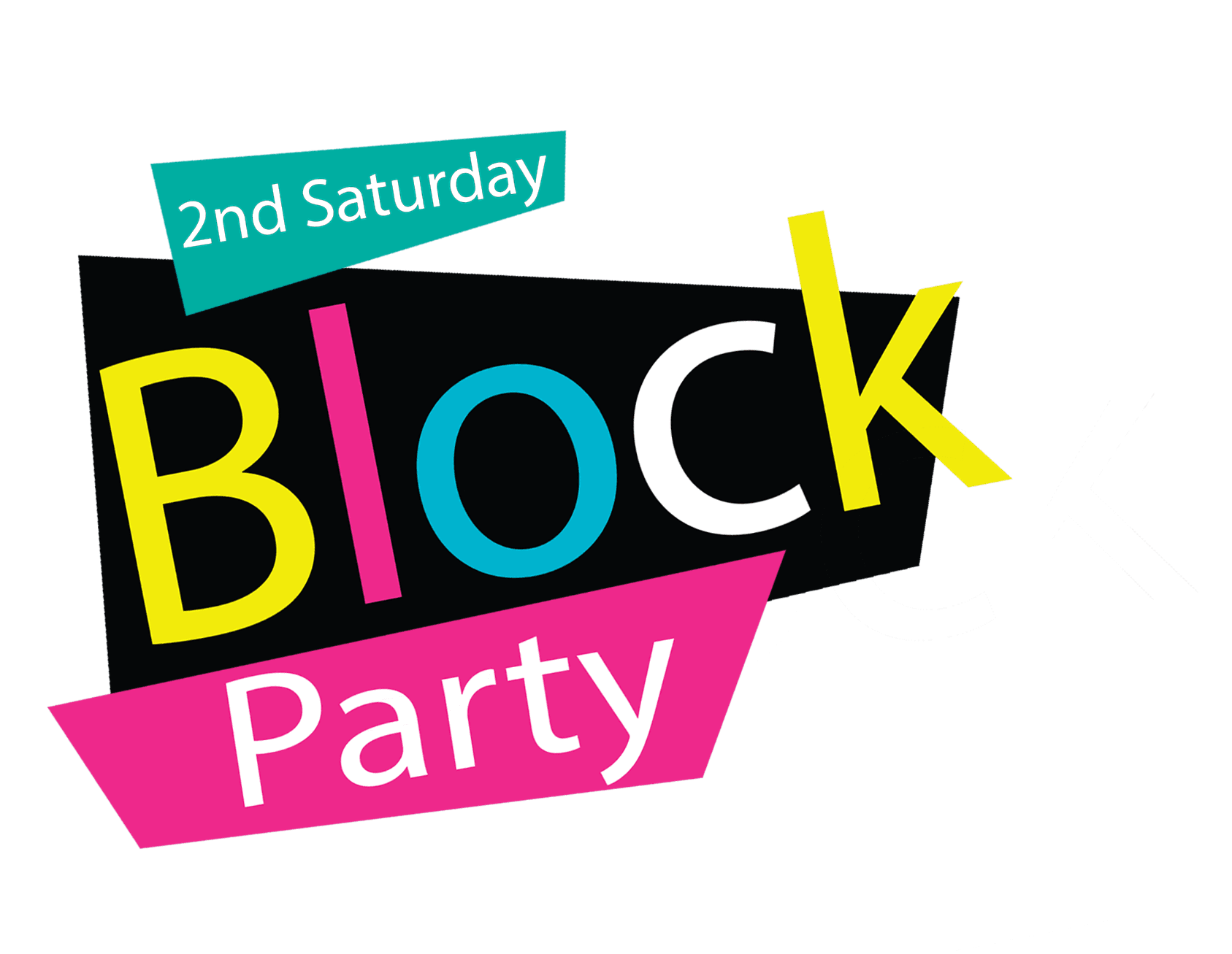 Second Saturday Block Party Logo