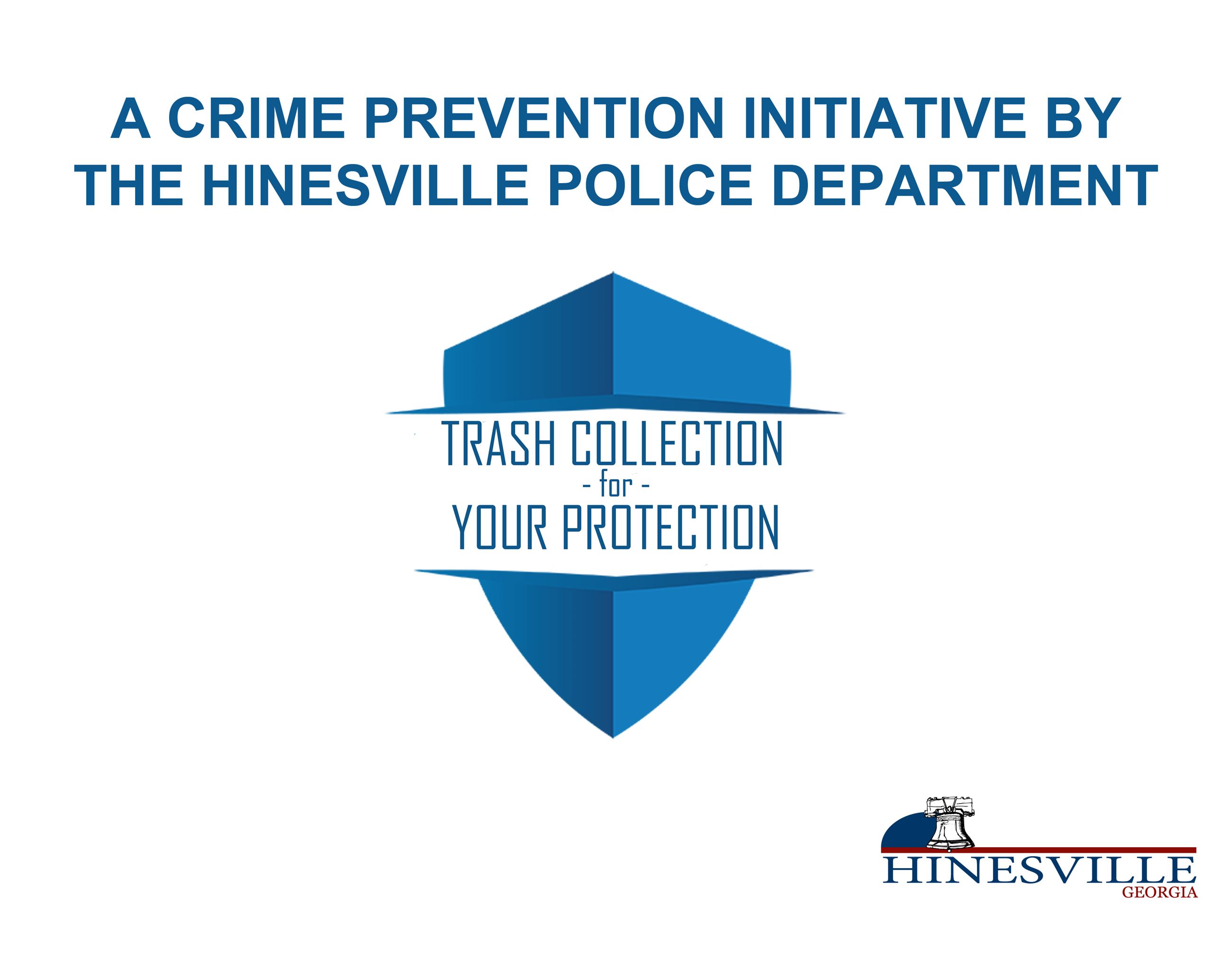 Trash Collection for Your Protection by HPD logo for Facebook