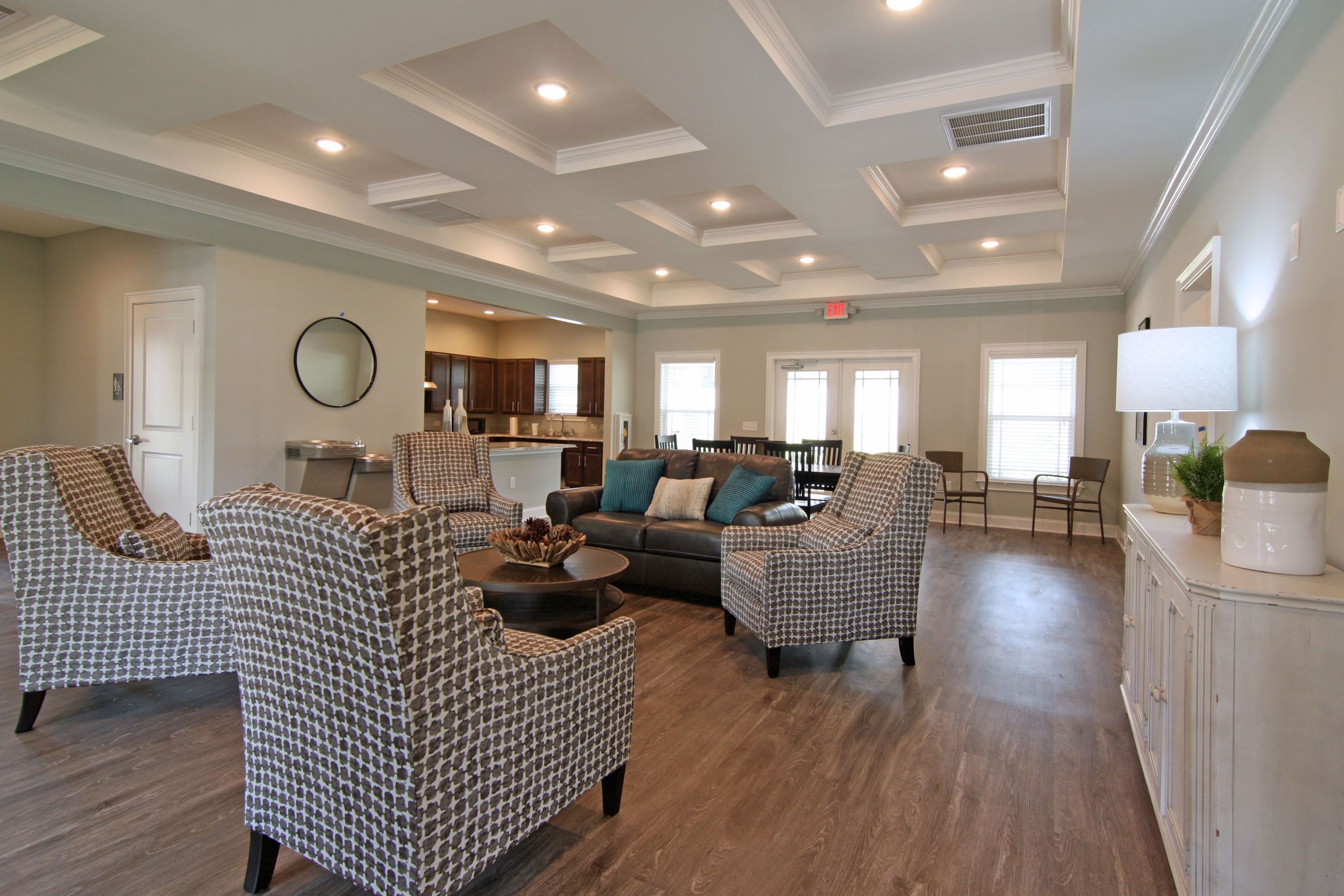 Example Image for Glen Oaks Apartments - view into living room with furniture options