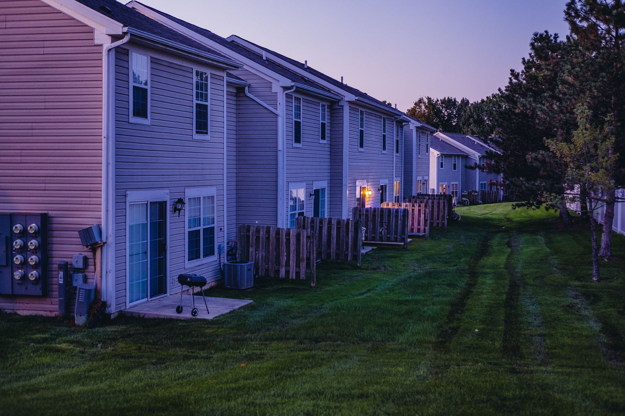 townhomes in a row