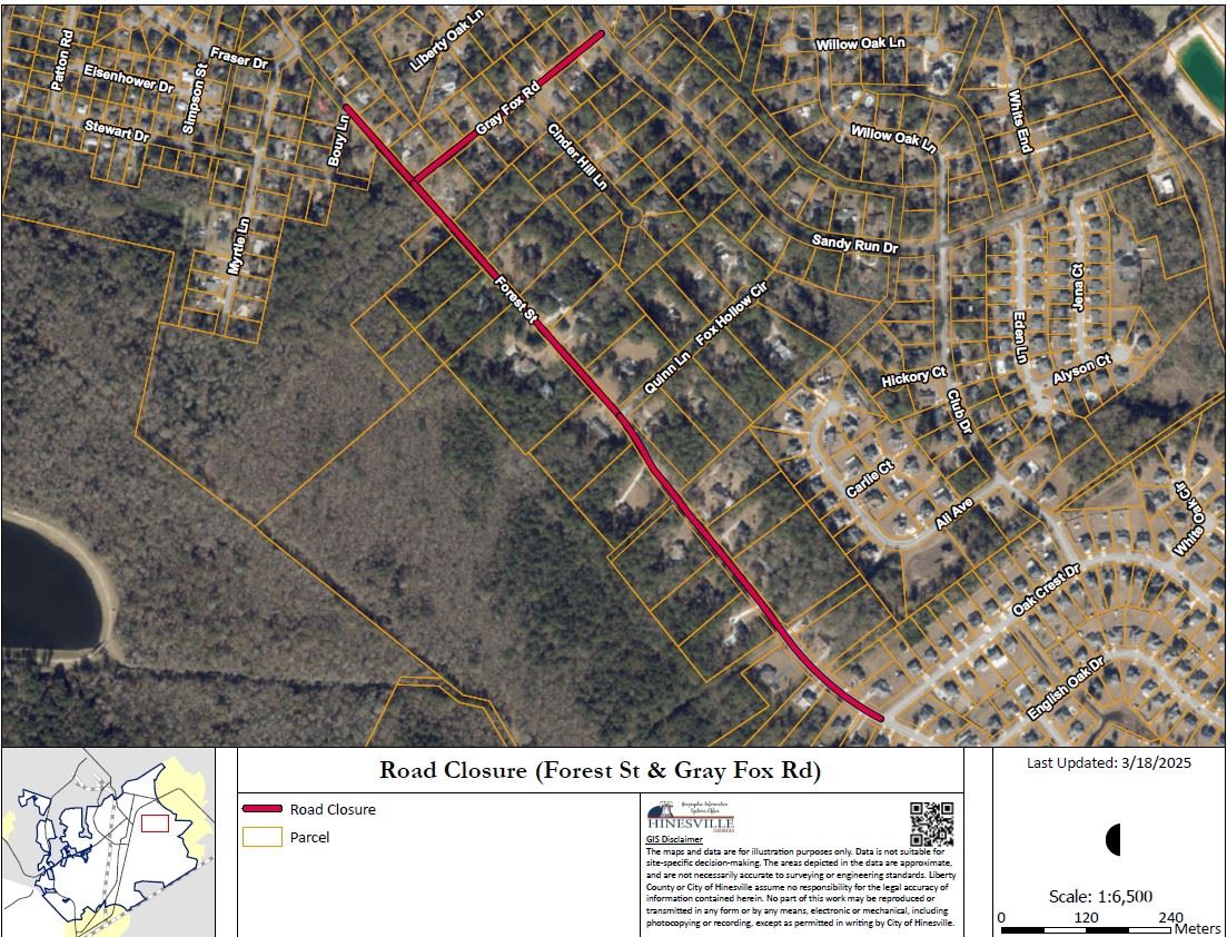Road Closure Forest-Gray
